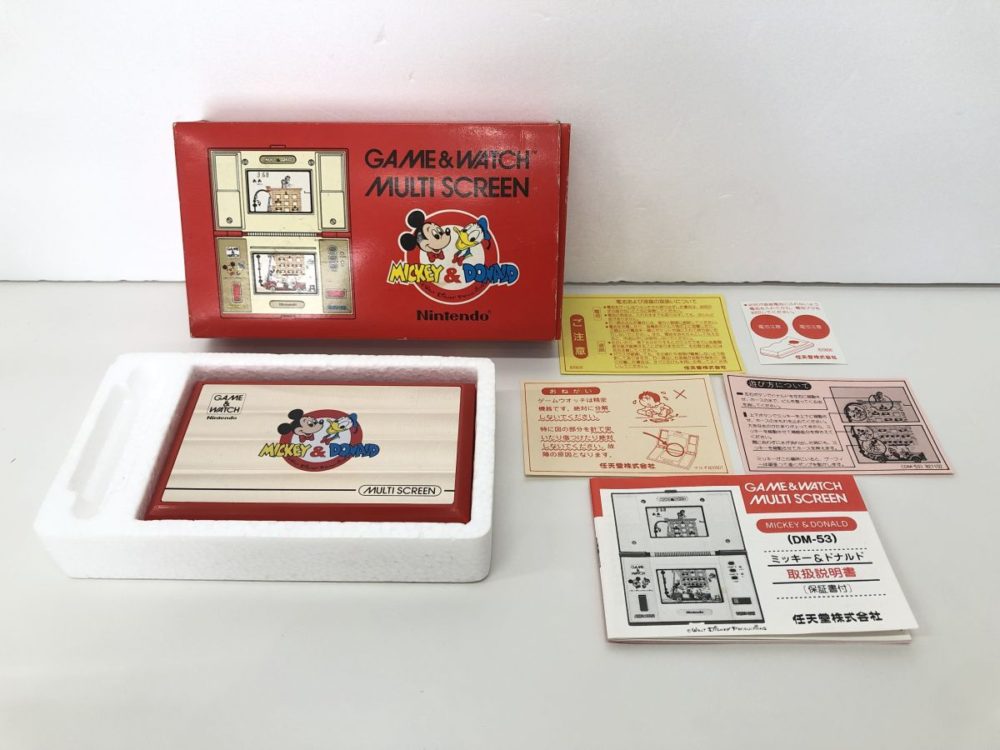 電子ゲーム ゲームウォッチ ミッキー＆ドナルド Nintendo DM-53 箱・取扱説明書　買取り　レコちゃんカンパニー