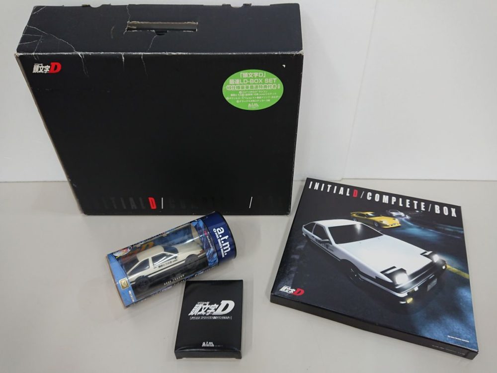 LD-BOX 処分品 頭文字D 最速LD-BOX SET LD7枚組 a.t.m. AVLT-80001~7 ラジコン・ドリンクホルダー・ステッカー3種付き　買取り　レコちゃんカンパニー